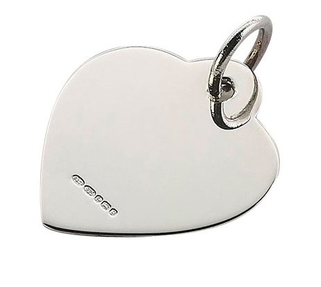 Hundemarke Herz 925 Silber
